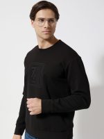 Ανδρική Μπλούζα Μακρυμάνικη AIDEN 206106 Μαύρο - Image 3