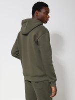Oversize Μπλούζα Hoddie Με Κουκούλα RAFAEL 33-206087 Χακί - Image 5