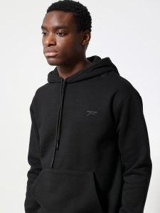 Oversize Μπλούζα Hoddie Με Κουκούλα RAFAEL 33-206087 Μαύρο