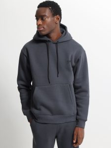 Oversize Μπλούζα Hoddie Με Κουκούλα RAFAEL 33-206087 Ανθρακί