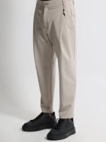 Ανδρικό Παντελόνι Ιταλικού Στυλ με Αλυσίδα CRUZ 210-963 Stone - Image 3