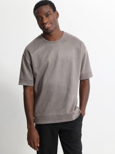 Ανδρική Μπλούζα Κοντό Μανίκι LAUREL 270-322 Γκρι