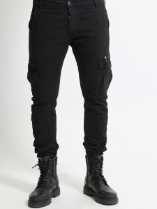 Ανδρικό Παντελόνι Cargo 34-412 Μαύρο