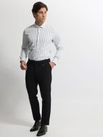 Non-Iron Ανδρικό Πουκάμισο 33-7517 Μαύρο Slim-fit - Image 4