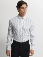 Non-Iron Ανδρικό Πουκάμισο 33-7517 Μαύρο Slim-fit - Image 2