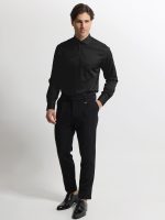 Ανδρικό Πουκάμισο Slim-fit MARCO 33-7518 Μαύρο - Image 2