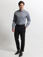 Ανδρικό Πουκάμισο Slim-fit MARCO 33-7518 Γκρι - Image 4