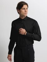 Ανδρικό Πουκάμισο Slim-fit MARCO 33-7518 Μαύρο