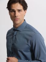 Ανδρικό Πουκάμισο Slim-fit PEDRO 33-7523 Πετρόλ - Image 2