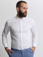 Ανδρικό Πουκάμισο TAILOR-FIT Blade 33-8170 Λευκό Φαρδιά γραμμή