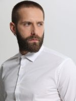 Ανδρικό Πουκάμισο TAILOR-FIT Blade 33-8170 Λευκό Φαρδιά γραμμή - Image 2