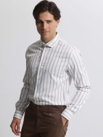 Non-Iron Ανδρικό Πουκάμισο 33-7515 Μπεζ Slim-fit - Image 3
