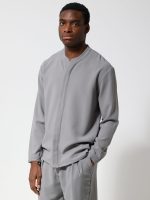 Ανδρικό Πουκάμισο με Ιδιαίτερο Γιακά FRANCO 250-971 Γκρι - Image 2