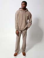 Hoodie Ανδρική Μπλούζα Με Κουκούλα & Τσέπες 34-904 Stone - Image 5