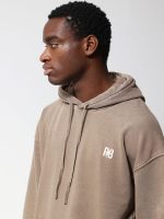 Hoodie Ανδρική Μπλούζα Με Κουκούλα & Τσέπες 34-904 Stone - Image 2