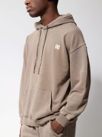 Hoodie Ανδρική Μπλούζα Με Κουκούλα & Τσέπες 34-904 Stone - Image 3