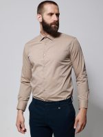 Ανδρικό Πουκάμισο Tailor-Fit SILVIO 33-8168 Sand