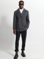 Διαχρονικό Ανδρικό Παλτό TOBIAS 2601 Γκρι - Image 2