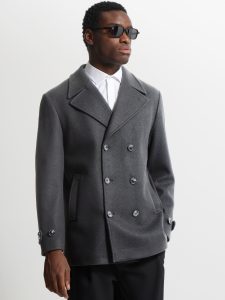 Διαχρονικό Ανδρικό Παλτό TOBIAS 2601 Γκρι